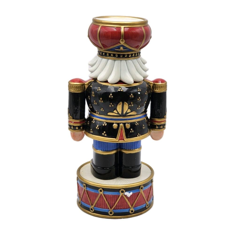 Fitz And Floyd Nutcracker Small Candleholder 13" Original Box 619/396 VTG 2005 - Picture 8 of 16